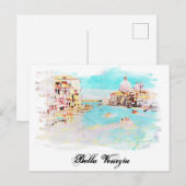 ** Venetië Italiaans taalgebied Venezia Italia AP1 Briefkaart (Voorkant / Achterkant)