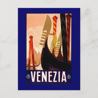 "Venetië" Italiaanse reisposter Briefkaart