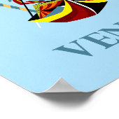 Venetië, Italiaanse reisposter Poster (Hoek)