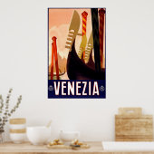 "Venetië"  Italiaanse reisposter Poster (Keuken)