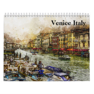 Venetië Italië 2025 Kalender