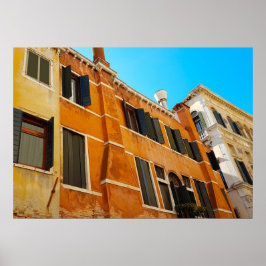 Venetië Italië Architectuur in woningen Poster