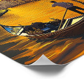 Venetië Italië Beroemde reisplaats Poster (Hoek)