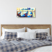 Venetië, Italië bij zonsondergang Canvas Afdruk (Insitu (Slaapkamer))