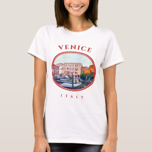 Venetië, Italië - Boats in Dorsoduro T-shirt