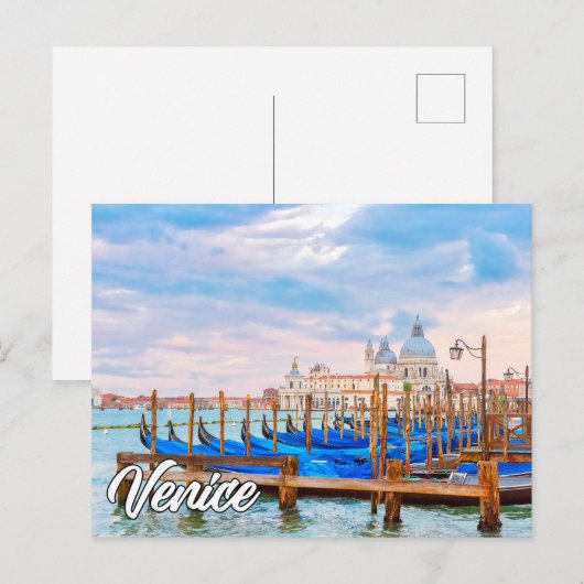 Venetië, Italië Briefkaart (Voorkant / Achterkant)