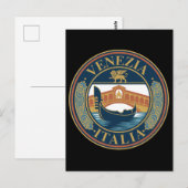 Venetië Italië Briefkaart (Voorkant / Achterkant)