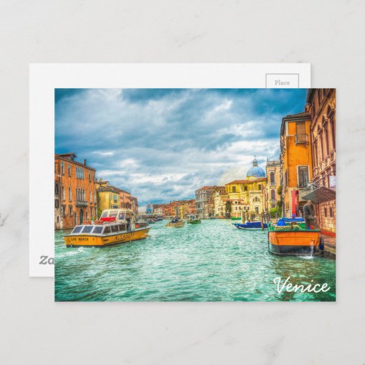 Venetië, Italië Briefkaart (Voorkant / Achterkant)