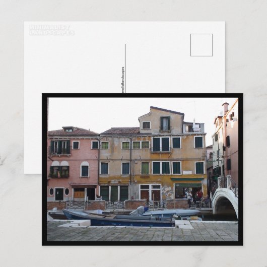 Venetië (Italië) Briefkaart (Voorkant / Achterkant)