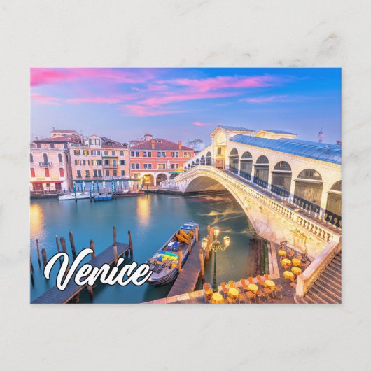 Venetië, Italië Briefkaart (Voorkant)