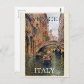 Venetië Italië Briefkaart (Voorkant / Achterkant)
