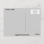 Venetië, Italië Briefkaart (Achterkant)