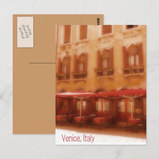 Venetië, Italië Briefkaart (Voorkant / Achterkant)