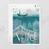 Venetië, Italië Briefkaart (Voorkant / Achterkant)
