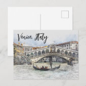 Venetië, Italië Briefkaart (Voorkant / Achterkant)