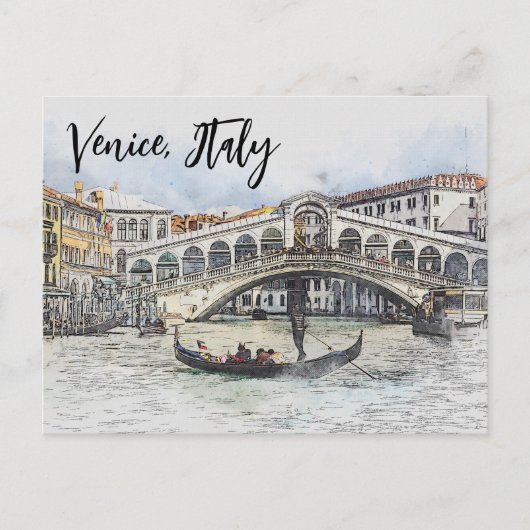 Venetië, Italië Briefkaart (Voorkant)