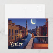Venetië Italië Briefkaart (Voorkant / Achterkant)