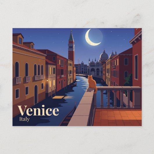 Venetië Italië Briefkaart (Voorkant)