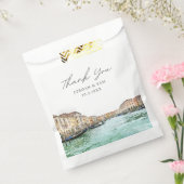Venetië Italië bruiloft foto gepersonaliseerd Bedankzakje (Gezegeld)