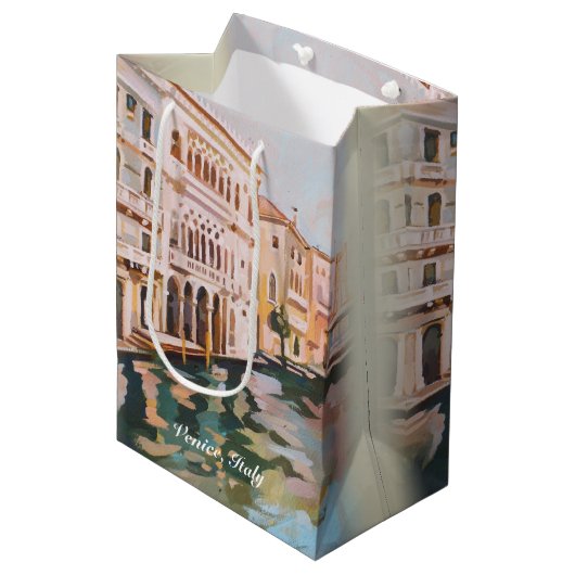 Venetië, Italië | Ca'd'Oro Palace Medium Cadeauzakje (Voorkant Gekanteld)