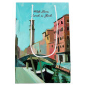 Venetië, Italië | Campo San Barnaba Medium Cadeauzakje (Achterkant)