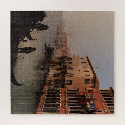 Venetië Italië Canal en Gondolas Painting Legpuzzel (Horizontaal)