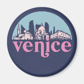 Venetië Italië  City Skyline Cityscape Art Magneet (Voorkant)