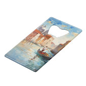 Venetië, Italië Creditkaart Flessenopener (Voorkant Gekanteld)