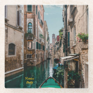 Venetië Italië De drijvende stad Glazen Onderzetter