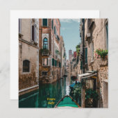Venetië Italië De drijvende stad Kaart (Voorkant / Achterkant)