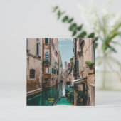 Venetië Italië De drijvende stad Kaart (Staand voorkant)