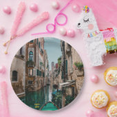 Venetië Italië De drijvende stad Papieren Bordje (Feest)