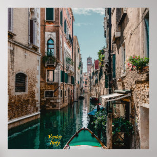 Venetië Italië De drijvende stad Poster
