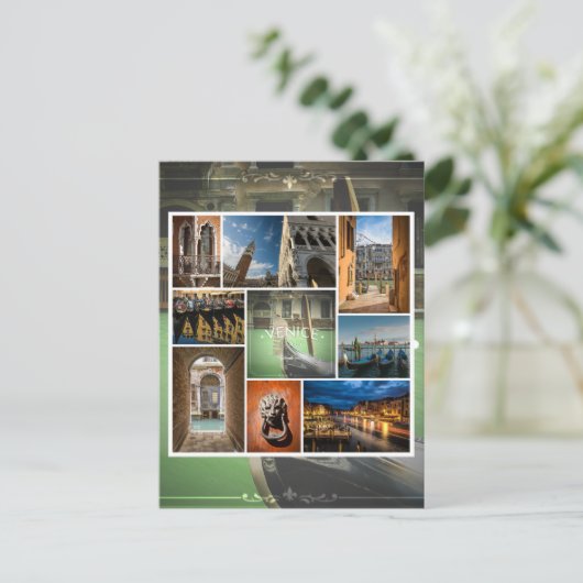 Venetië, Italië, Europa Briefkaart (Staand voorkant)