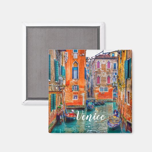 Venetië Italië Europa Reizen Italia Magneet (Voorkant / Achterkant)