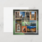 Venetië, Italië, Europese kaart voor Briefkaarten (Voorkant / Achterkant)