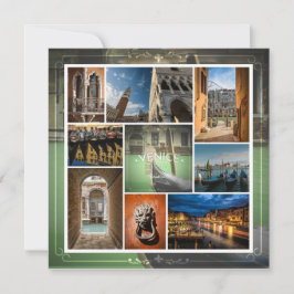 Venetië, Italië, Europese kaart voor Briefkaarten