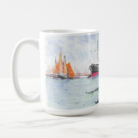 Venetië Italië Excursion Pier 1901 Koffiemok (Links)