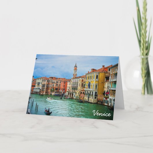 Venetië, Italië Feestdagen Kaart (Voorkant)