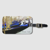 Venetië, Italië gondels in een Bagagelabel (Voorkant (horizontaal))