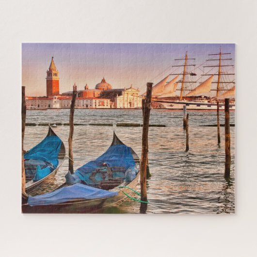 Venetië, Italië Gondels & Zeilboot Legpuzzel (Horizontaal)