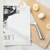 Venetië Italië Gondola aangepaste keukenhanddoek (Quarter Fold)