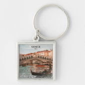 Venetië Italië Gondola City Canal Uitzicht Sleutelhanger (Voorkant)
