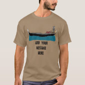 Venetië, Italië Gondola en Gondolier Italy T-Shir T-shirt (Voorkant)
