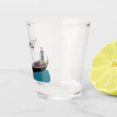 Venetië, Italië Gondola en Gondolier Travel Thmed Shot Glas (Rechts)