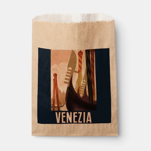  Venetië Italië Gondola Travel Bedankzakje (Voorkant)
