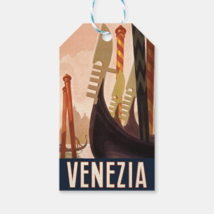 Venetië Italië Gondola Travel Cadeaulabel