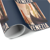  Venetië Italië Gondola Travel Cadeaupapier (Rol Hoek)