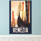 Venetië Italië Gondola Travel Canvas Afdruk (Insitu (Houten vloer))