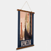  Venetië Italië Gondola Travel Hangend Wandkleed (Gebogen)